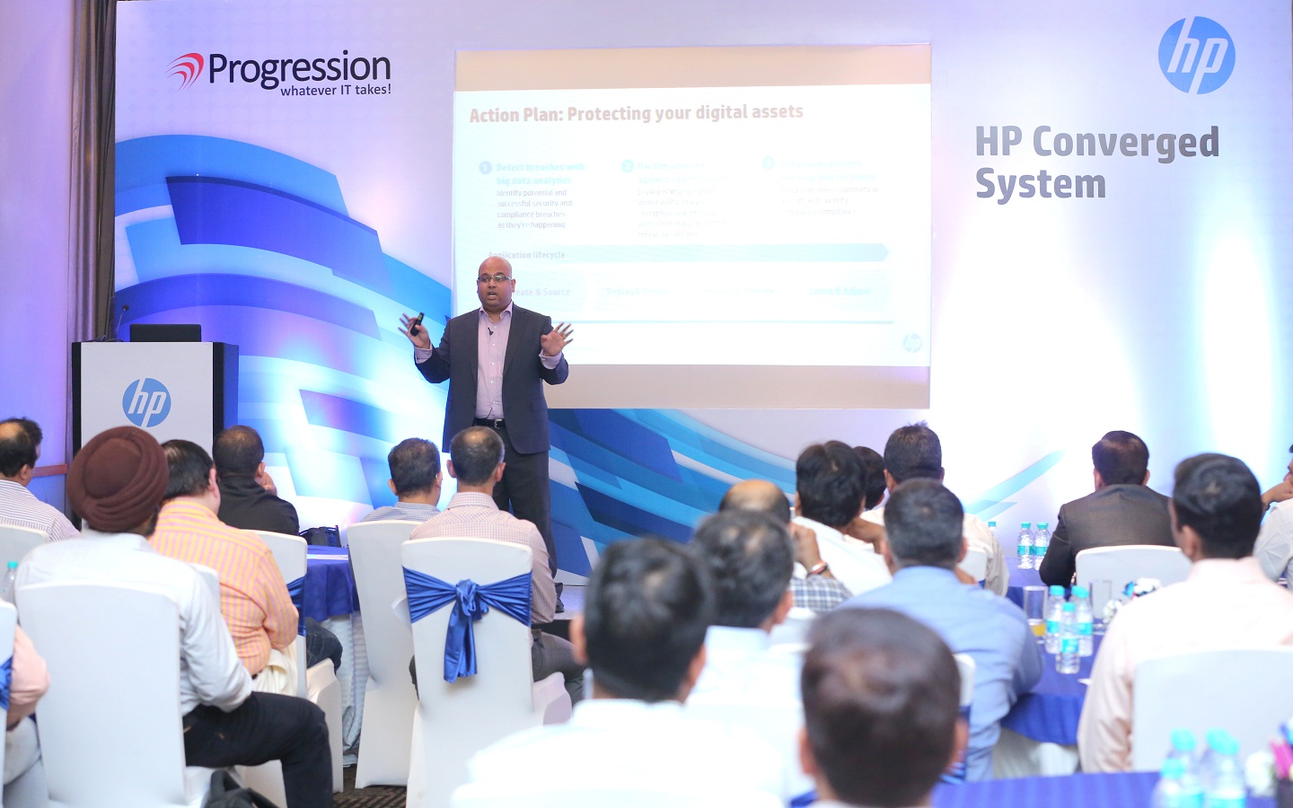 Mr. Swastik Chakraborty, an Ex-ISRO Scientist and key contributor in the Chandrayaan Mission gave insights into HP Converged System.