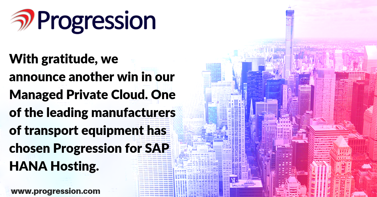 progression sap hana cloud