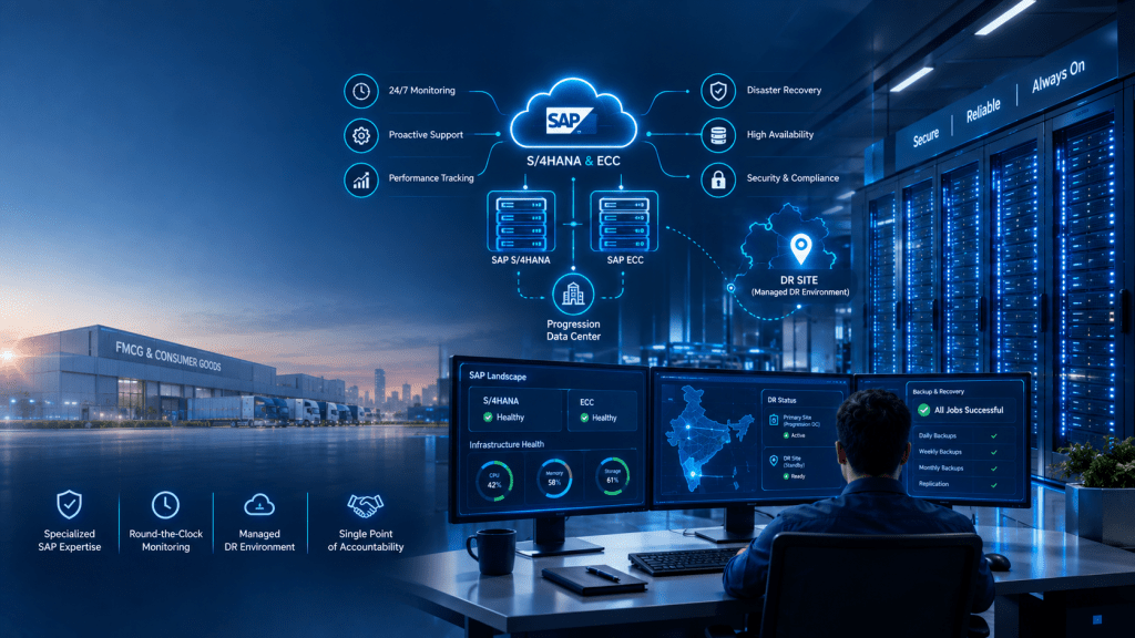 Managed RIMM Services for SAP S/4HANA & ECC with Integrated Disaster Recovery for a Marquee Enterprise